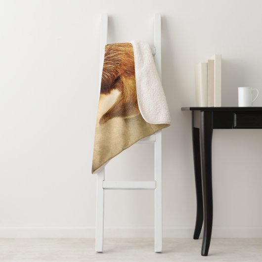 Couverture Sherpa Joli chiot (En situation)