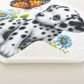 Couverture Sherpa Joli(e) ami(e) dalmate/papillon (3/4)
