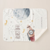 Couverture Sherpa Joli espace extra-atmosphérique Planètes étoiles M (Devant (Horizontal))