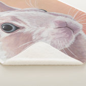 Couverture Sherpa Joli lapin (3/4)