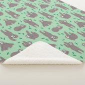 Couverture Sherpa Joli Motif de fentes (3/4)