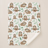 Couverture Sherpa Joli Motif de fentes (Devant)