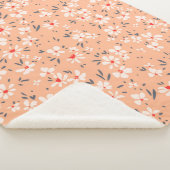 Couverture Sherpa Joli motif floral dans la petite fleur. Ditsy pri (3/4)