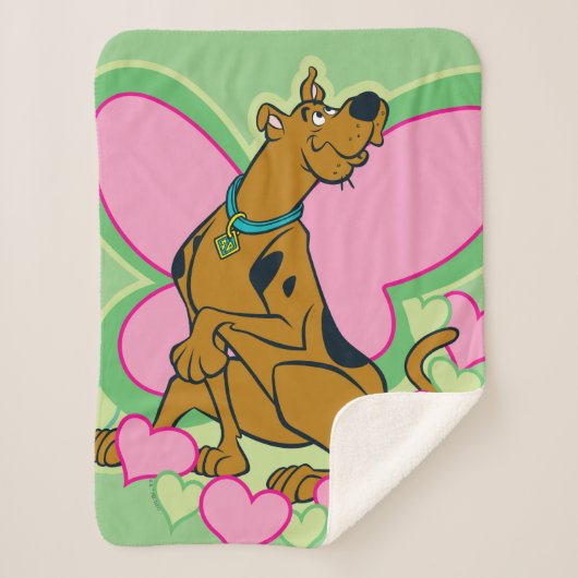 Couverture Sherpa Joli Papillon Scooby-Doo (Devant)
