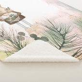 Couverture Sherpa Joli petit jardin Gnome Jardin Nature Art (3/4)