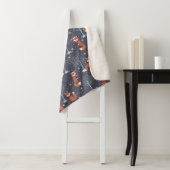 Couverture Sherpa Joli renard d'hiver (En situation)