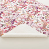 Couverture Sherpa Joli Shabby Chick Motif d'automne (3/4)
