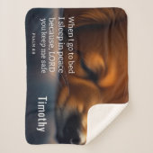 Couverture Sherpa Jolie écriture chipette (Devant)