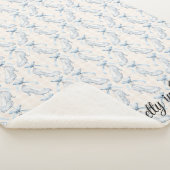 Couverture Sherpa Jolie en talons hauts bleus (3/4)