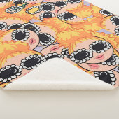 Couverture Sherpa jolie fille blonde (3/4)