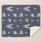 Couverture Sherpa Jolies fentes Sherpa Blanket (Devant (Horizontal))