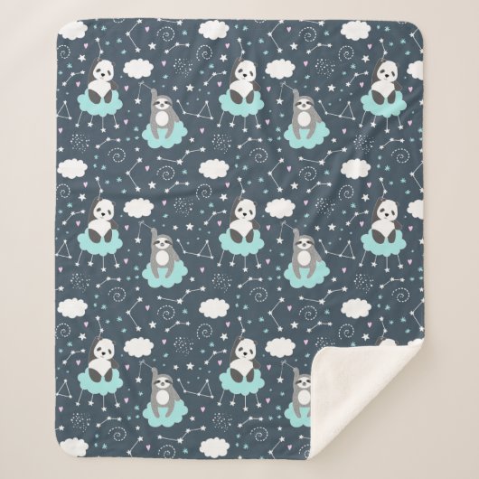 Couverture Sherpa Jolies fentes Sherpa Blanket (Devant)