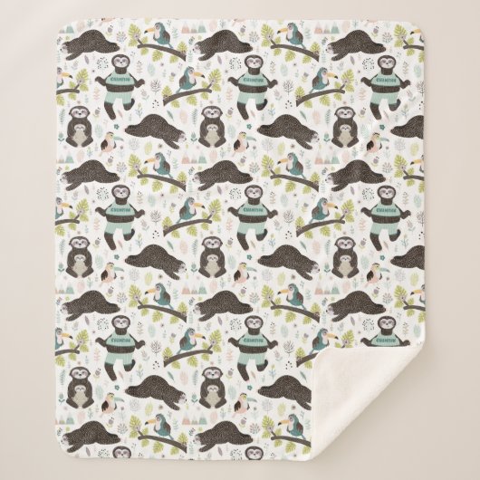 Couverture Sherpa Jolies fentes Sherpa Blanket (Devant)