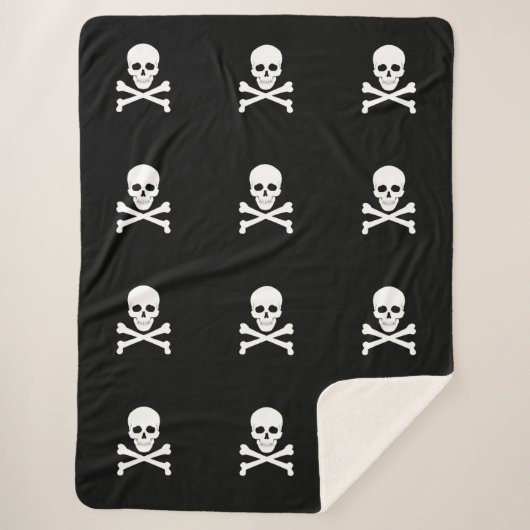 Couverture Sherpa Jolly roger du Drapeau pirate (Devant)