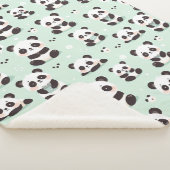 Couverture Sherpa Jouer Motif Panda (3/4)