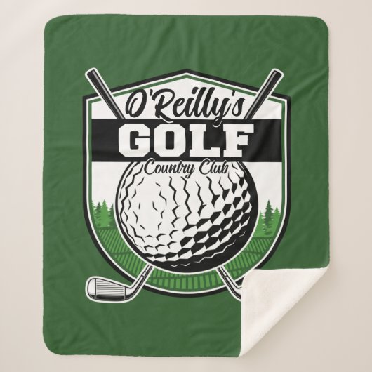 Couverture Sherpa Joueur de golf Pro Golf Country Club (Devant)