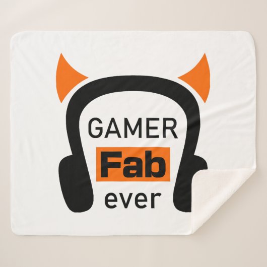 Couverture Sherpa joueur fab-ever (Devant (Horizontal))