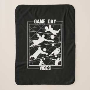 Couverture Sherpa Joueuse de Volleyball   Vibes de Jour de Match