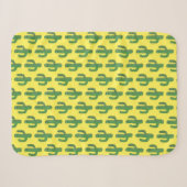 Couverture Sherpa Jour des morts heureux Cactus Patterned (Devant (Horizontal))