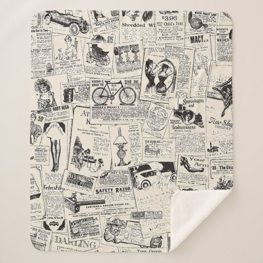 Couverture Sherpa Journal vintage (Devant)