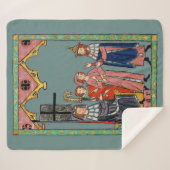 Couverture Sherpa Journée médiévale des Casquettes amusants (Devant (Horizontal))