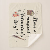 Couverture Sherpa Joyeuse Saint-Valentin Magique (Devant)