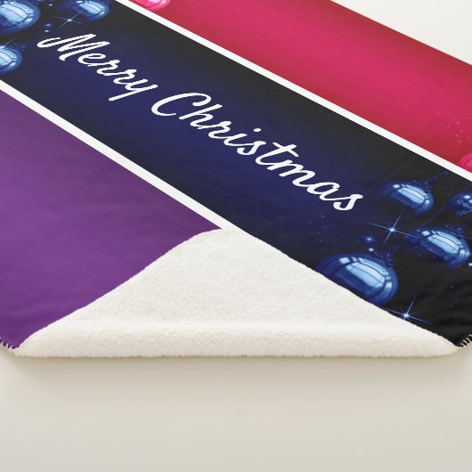 Couverture Sherpa Joyeuses ampoules de Noël (3/4)