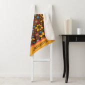 Couverture Sherpa Joyeuses Fun Motif Daisies Inspirivity (En situation)