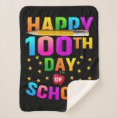 Couverture Sherpa Joyeux 100e jour d'école pour enseignants et étudi (Devant)