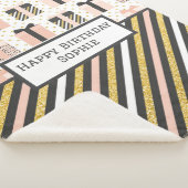 Couverture Sherpa Joyeux anniversaire Sherpa Blanket (3/4)