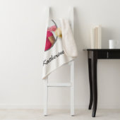 Couverture Sherpa Joyeux Anniversaire simple personnalisé cadeau pho (En situation)