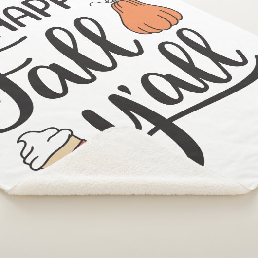 Couverture Sherpa Joyeux automne Y'all (3/4)