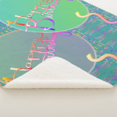 Couverture Sherpa Joyeux Balloons d'anniversaire Sherpa Blanket (3/4)