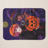 Couverture Sherpa Joyeux costumes d'Halloween (Devant (Horizontal))