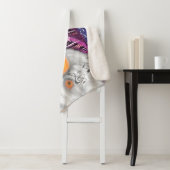 Couverture Sherpa Joyeux Gnome En Casquette Violet Chante Une Chanso (En situation)