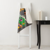 Couverture Sherpa Joyeux Halloween Enfants mignonnes et Éffrayants (En situation)