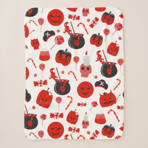 Couverture Sherpa Joyeux Halloween Trick Ou Treat