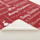 Couverture Sherpa Joyeux Noël (3/4)
