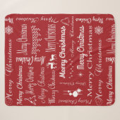 Couverture Sherpa Joyeux Noël (Devant (Horizontal))