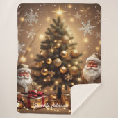 Couverture Sherpa "Joyeux Noël à tous" (Devant)