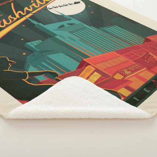 Couverture Sherpa Joyeux Noël de Nashville (3/4)