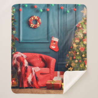 Couverture Sherpa Joyeux Noël et Joyeuses fêtes ! Un bel li