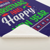 Couverture Sherpa Joyeux Noël Et Joyeux Nouvel An-61064 (3/4)