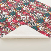 Couverture Sherpa Joyeux Noël - Fête de Fêtes (3/4)