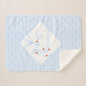 Couverture Sherpa Joyeux Noël Snowflake Motifs (Devant (Horizontal))