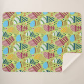 Couverture Sherpa Joyeux Pâques (Devant (Horizontal))