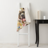 Couverture Sherpa Joyeux Pitbull Chiens, Pit Bulls (En situation)