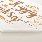 Couverture Sherpa Joyeux Thanksgiving (3/4)