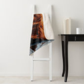 Couverture Sherpa Joyful Dog in the Wind Art Print (En situation)