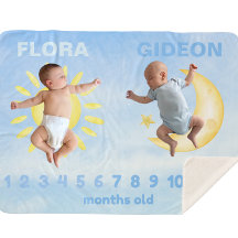 Jumelage personnalisable Jalon Sun Moon Bébé couve